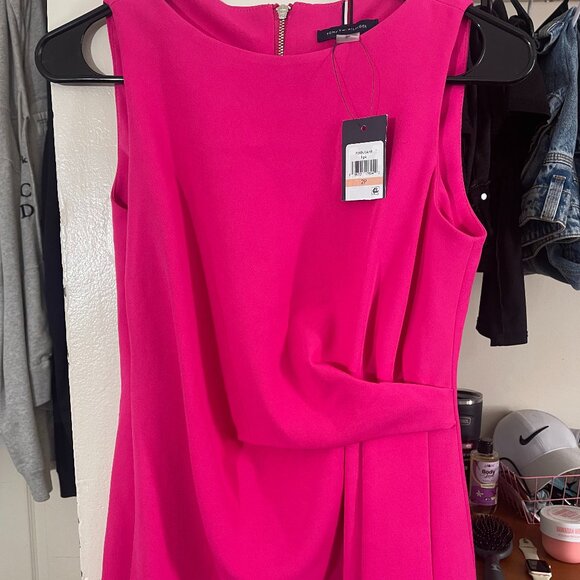 Tommy Hilfiger Hot Pink Sleeveless Sheath Dress - Picture 2 of 5